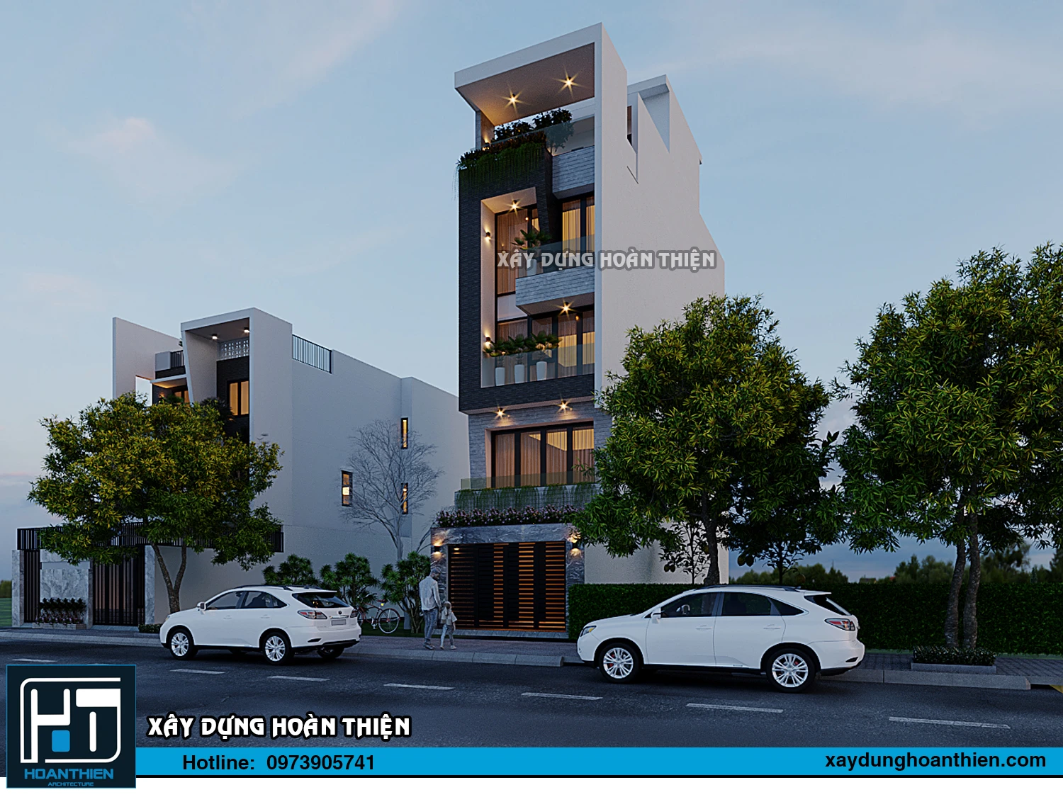 mẫu thiết kế nhà ống 5 tầng mặt 5m tại hải phòng mẫu thiết kế nhà ống 5 tầng mặt 5m tại hải phòng