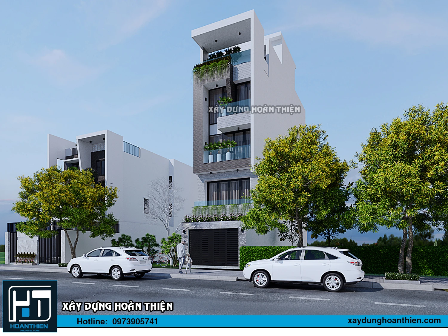 mẫu thiết kế nhà ống 5 tầng mặt 5m tại hải phòng mẫu thiết kế nhà ống 5 tầng mặt 5m tại hải phòng