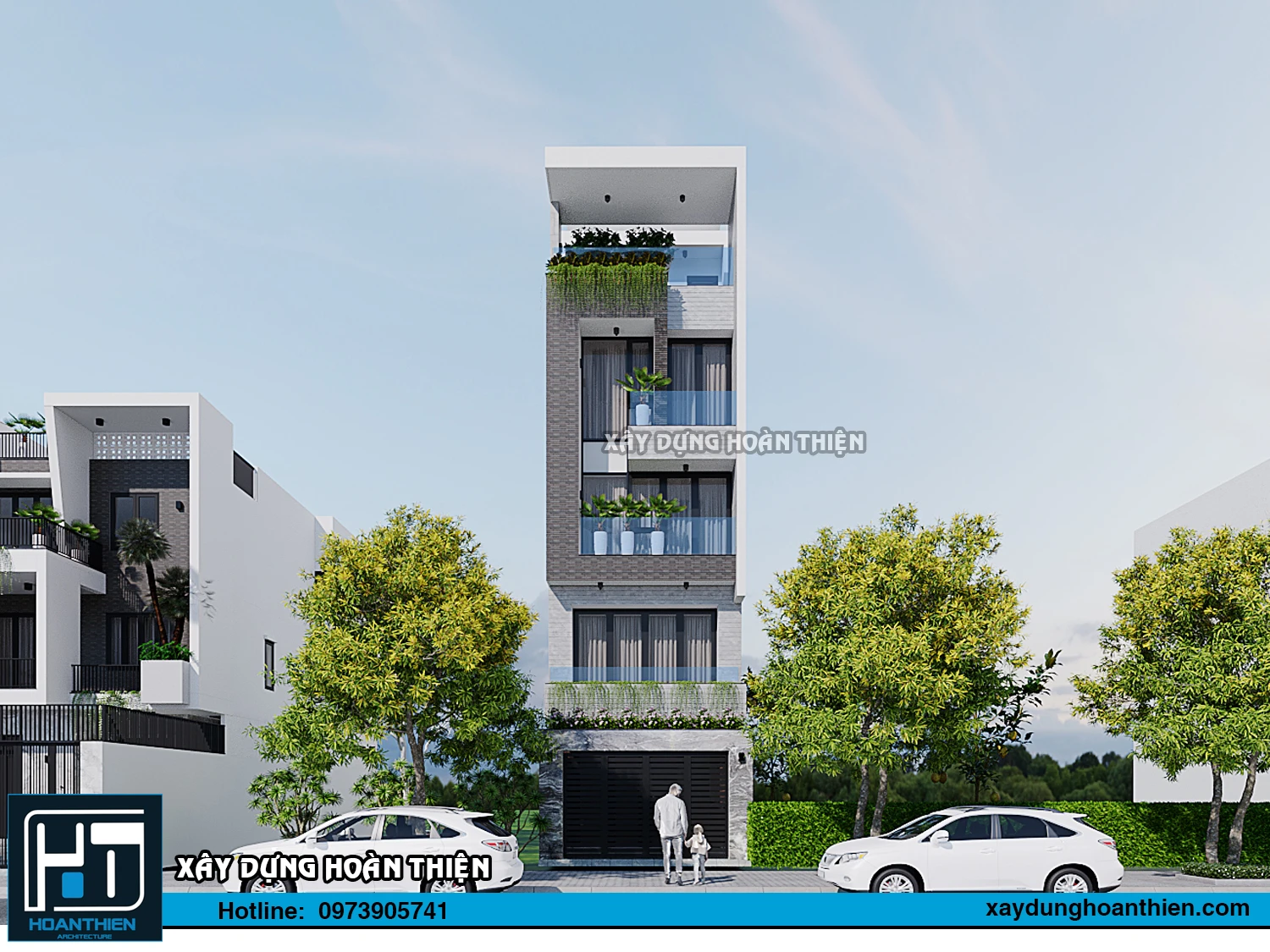 mẫu thiết kế nhà ống 5 tầng mặt 5m tại hải phòng mẫu thiết kế nhà ống 5 tầng mặt 5m tại hải phòng