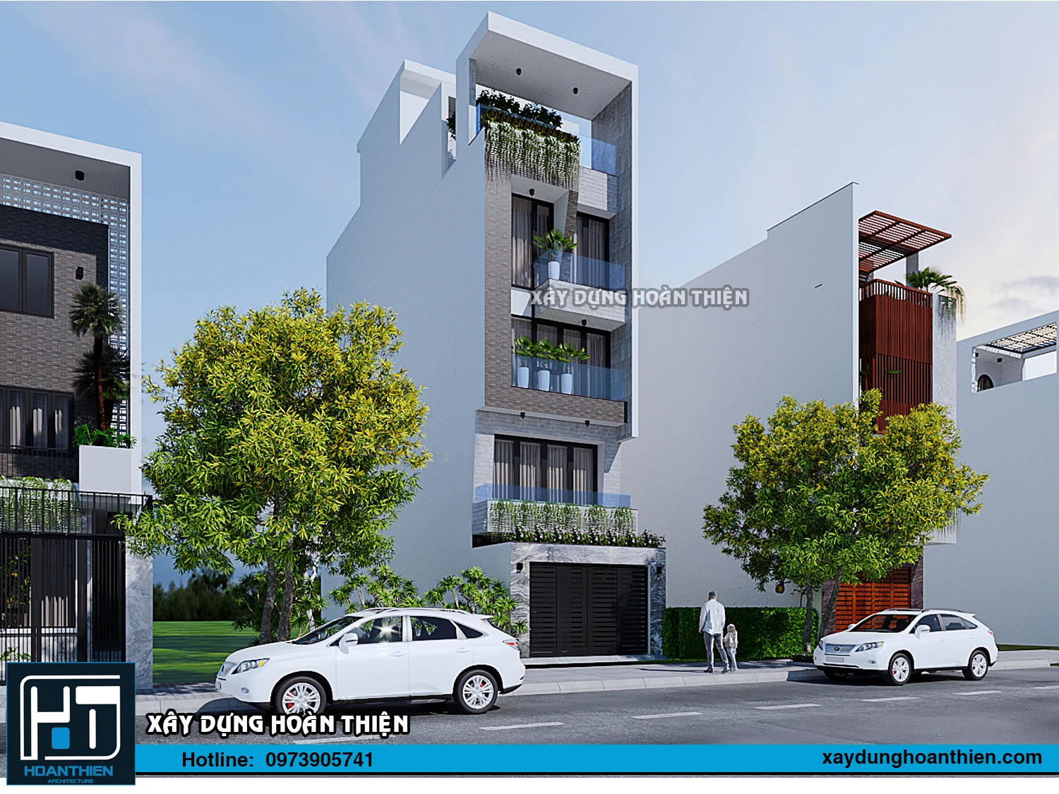 mẫu thiết kế nhà ống 5 tầng mặt 5m tại hải phòng mẫu thiết kế nhà ống 5 tầng mặt 5m tại hải phòng
