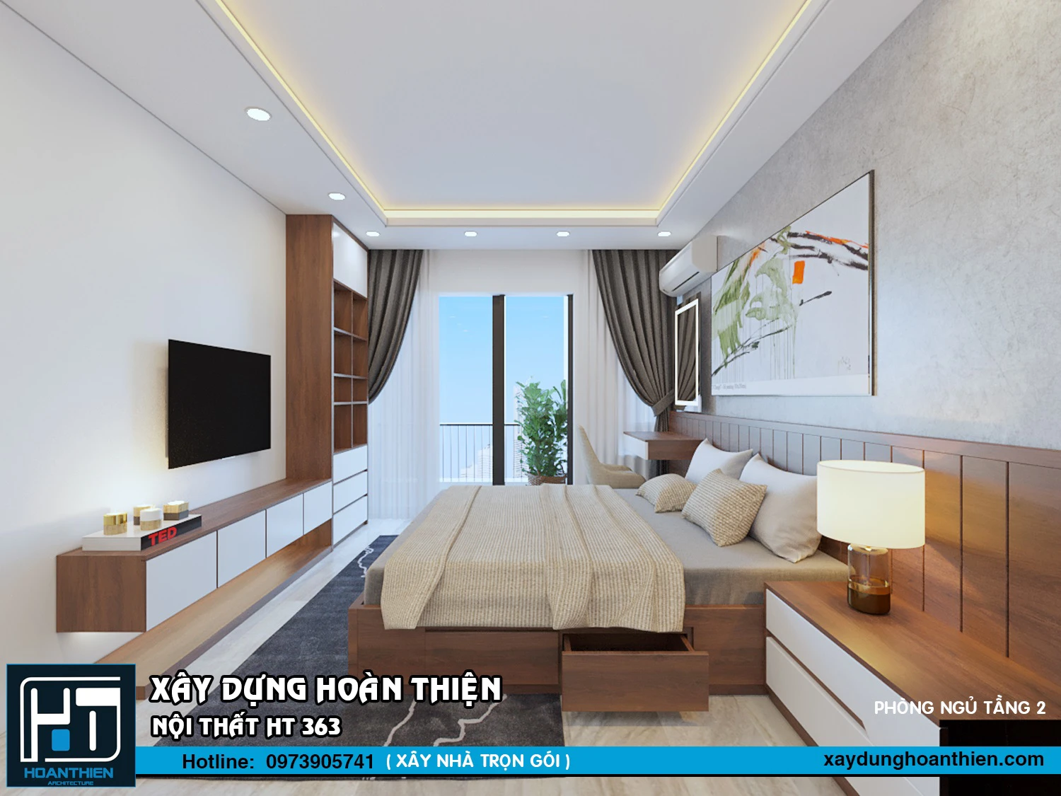 Mẫu nhà ống 4 tầng hiện đại diện tích 4x15m