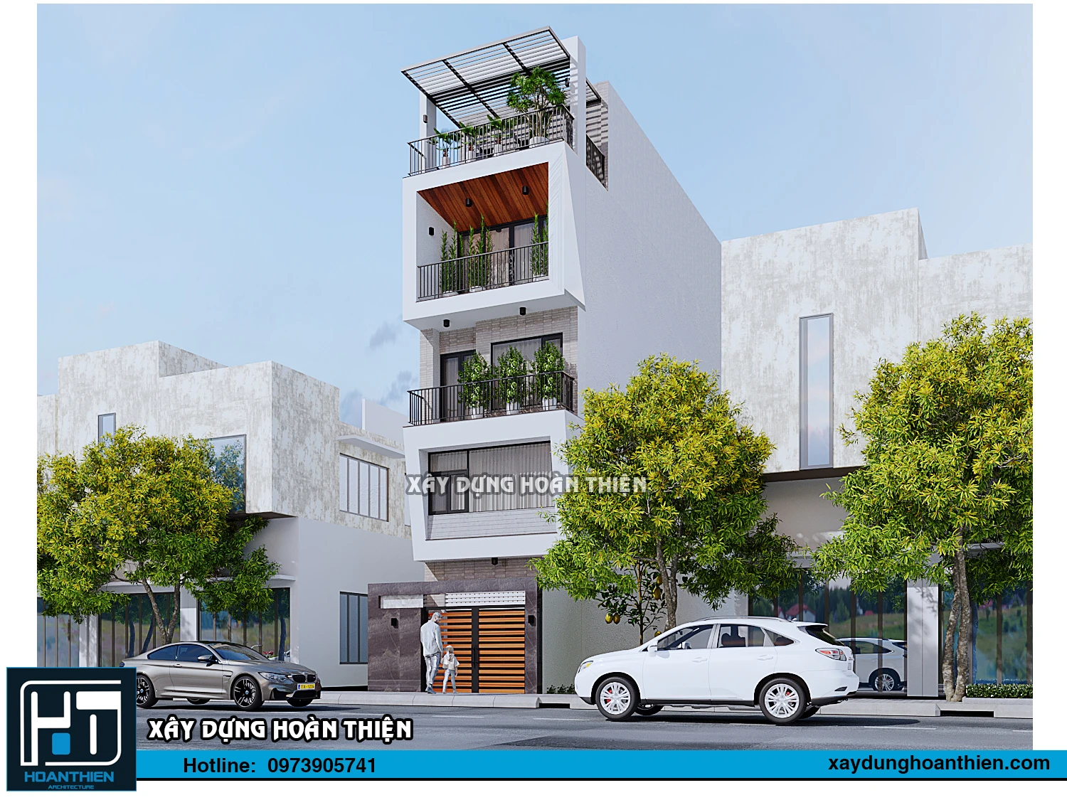 mẫu nhà ống hiện đại 5 tầng mặt tiền 5m tại Hải Phòng mẫu nhà ống hiện đại 5 tầng mặt tiền 5m tại Hải Phòng