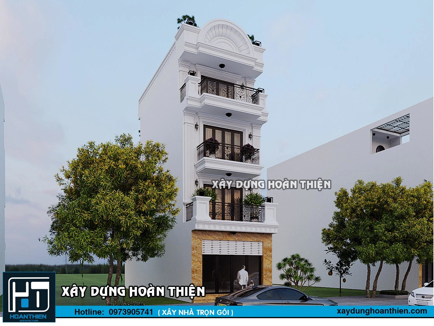 mẫu nhà ống tân cổ điển 4 tầng tại Ngọc Xuyên Đồ Sơn Hải Phòng mẫu nhà ống tân cổ điển 4 tầng tại Ngọc Xuyên Đồ Sơn Hải Phòng