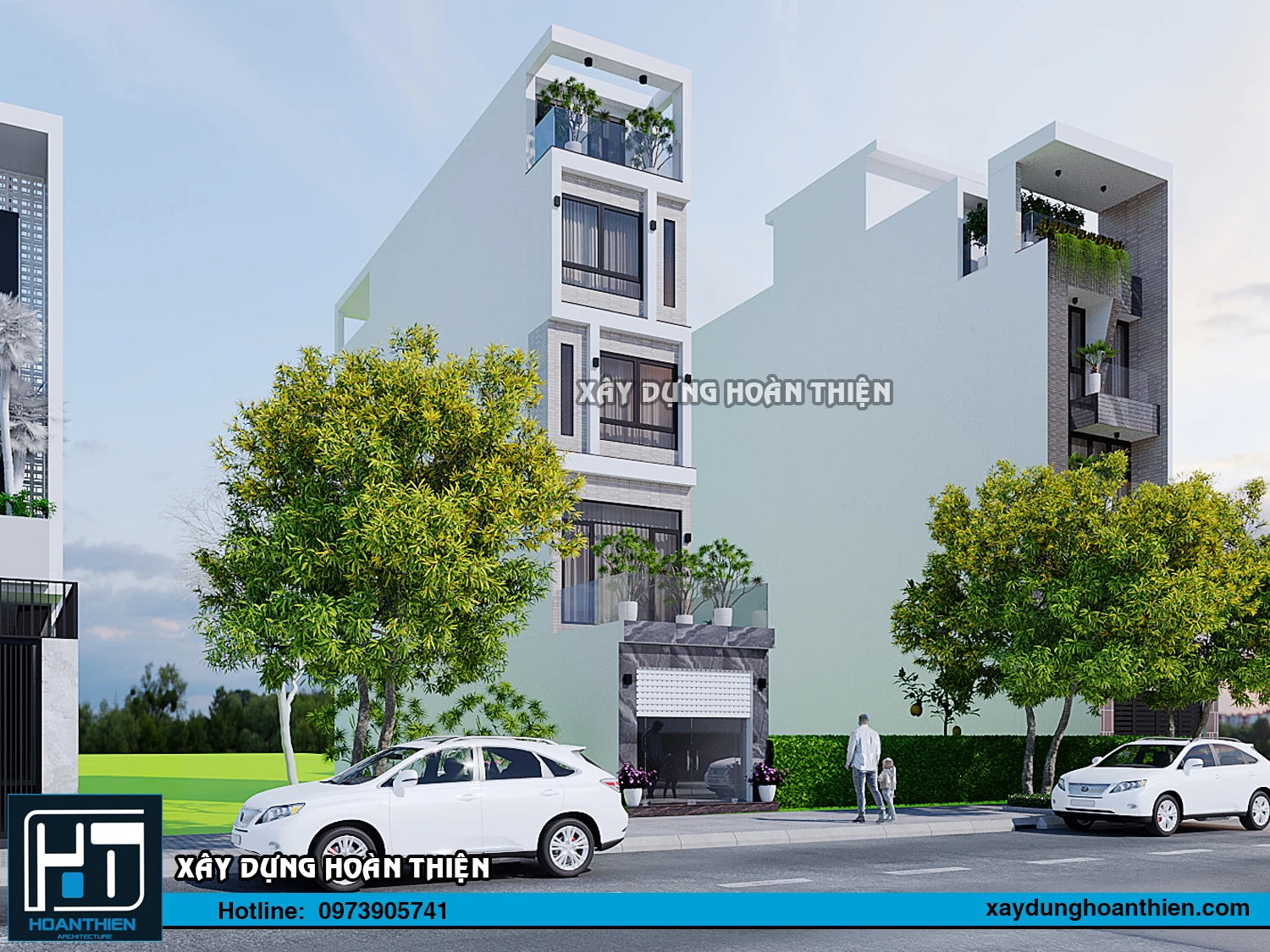 Mẫu nhà ống hiện đại 5 tầng, diện tích 4x20m tại Hải Phòng Mẫu nhà ống hiện đại 5 tầng, diện tích 4x20m tại Hải Phòng
