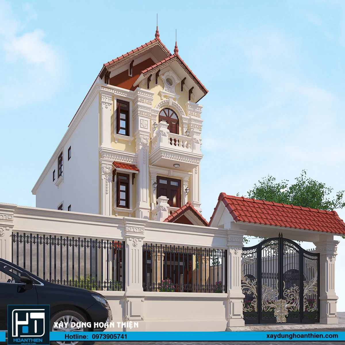 nhà phố 3 tầng tân cổ điển nhà phố 3 tầng tân cổ điển