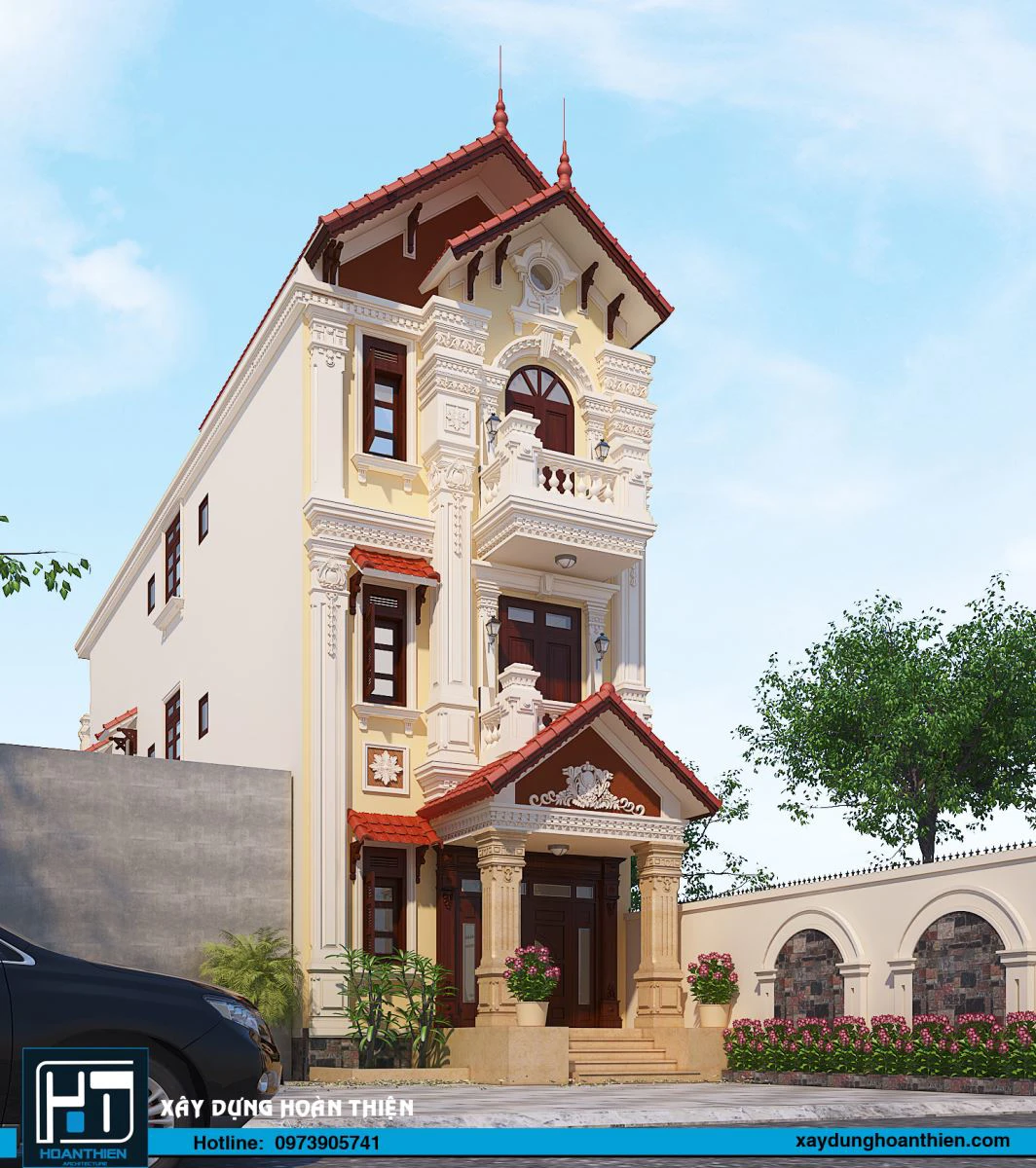 nhà phố 3 tầng tân cổ điển nhà phố 3 tầng tân cổ điển