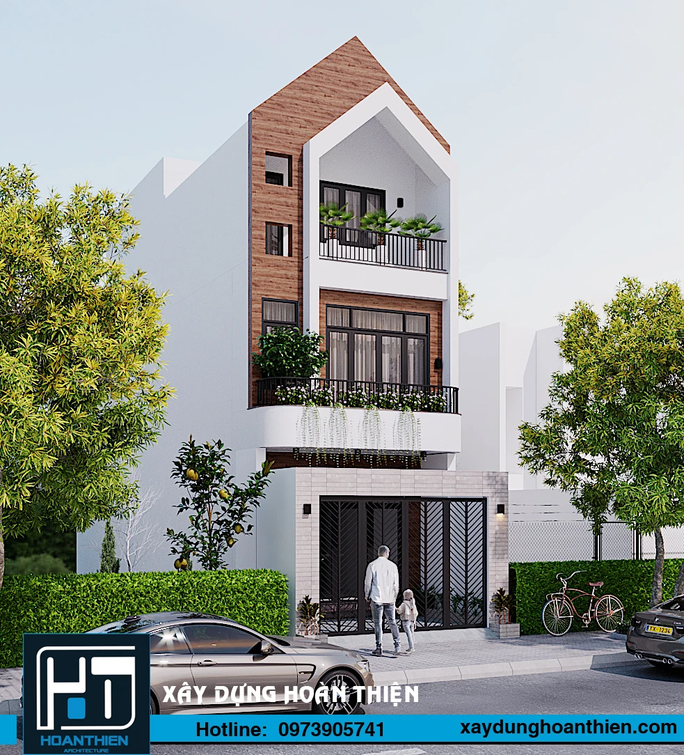 nhà phố hiện đại 3 tầng