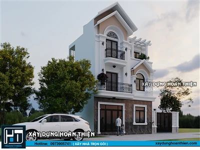 Biệt thự tân cổ điển 3 tầng tại An Dương, Hải Phòng